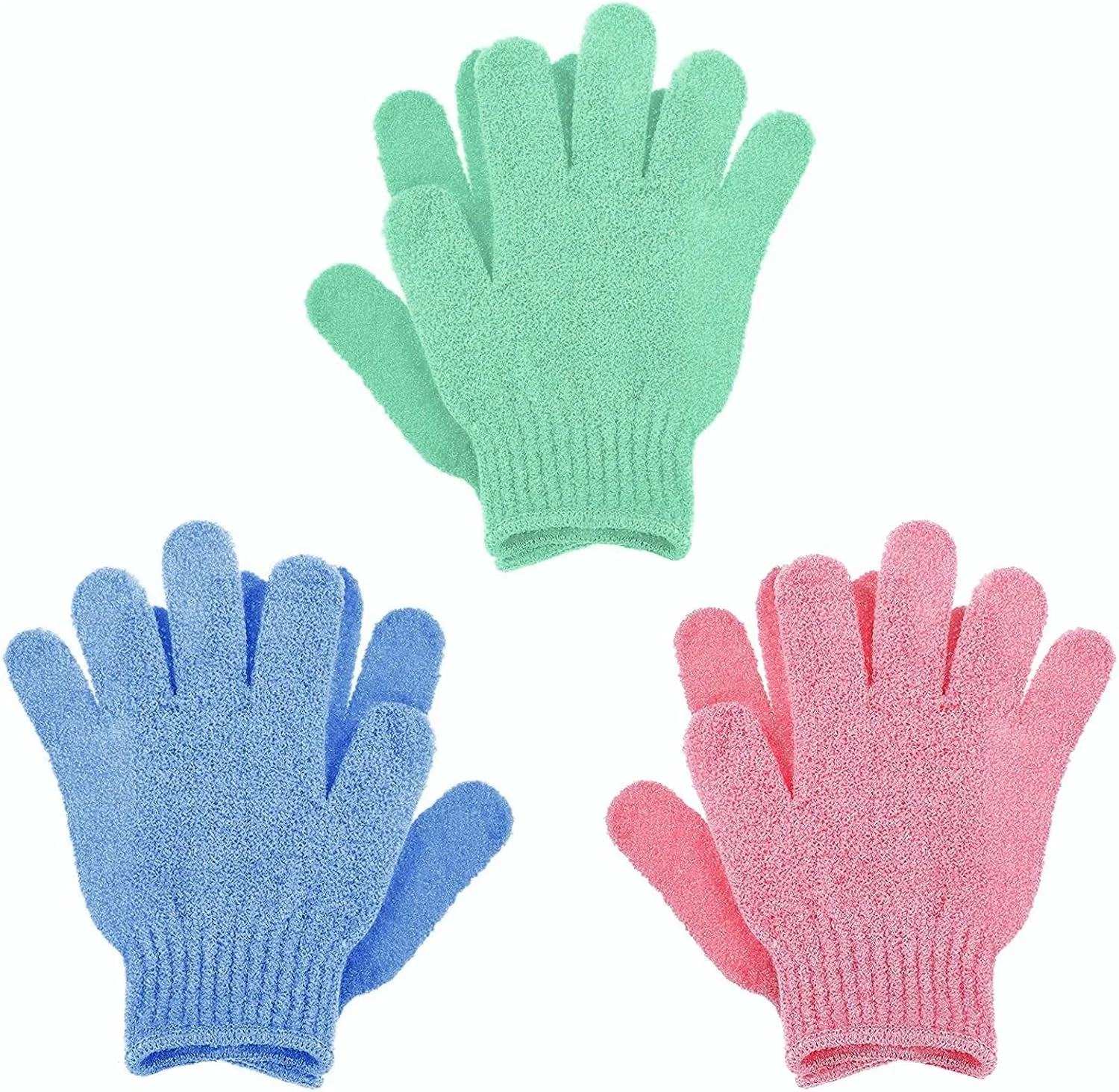 ELECDON Exfoliating Gloves - Premium Scrub Wash Mitt for Shower,Spa,Massage and Body Scrubs - Spa Exfoliation Accessories For Men and Women