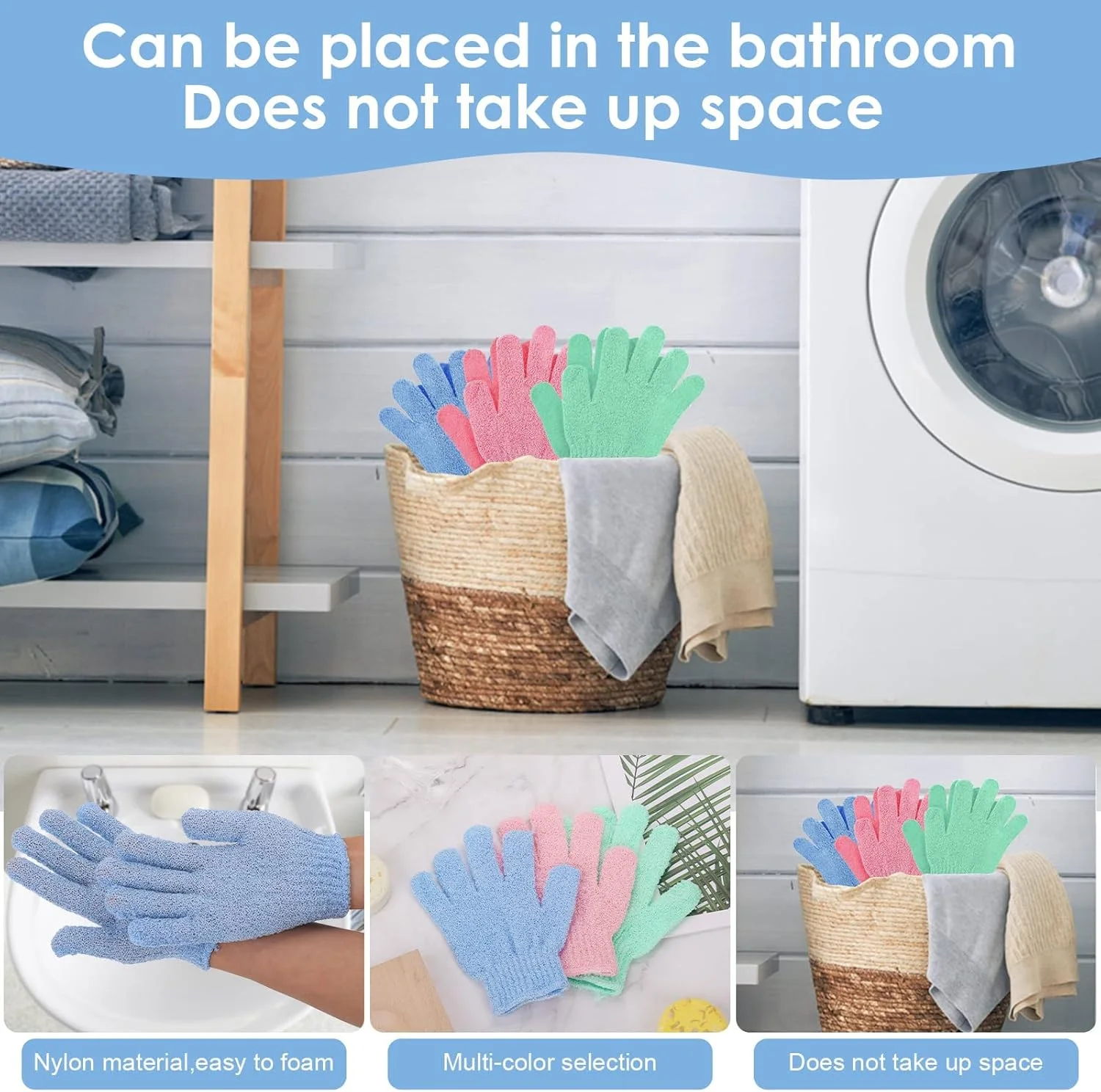 ELECDON Exfoliating Gloves - Premium Scrub Wash Mitt for Shower,Spa,Massage and Body Scrubs - Spa Exfoliation Accessories For Men and Women ELECDON Exfoliating Gloves - Premium Scrub Wash Mitt for Shower,Spa,Massage and Body Scrubs - Spa Exfoliation Accessories For Men and Women