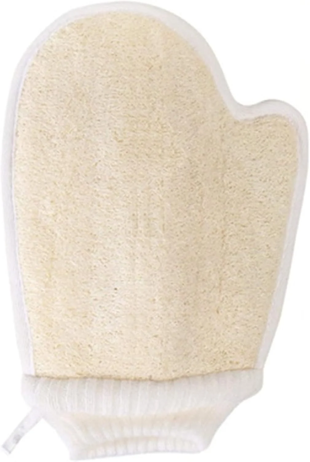 لیف حمام لوفا دستکشی لایه بردار طبیعی، دستکش ماساژ پاک کننده، زیست تخریب پذیر، سازگار با محیط زیست، ابزار مراقبت از پوست