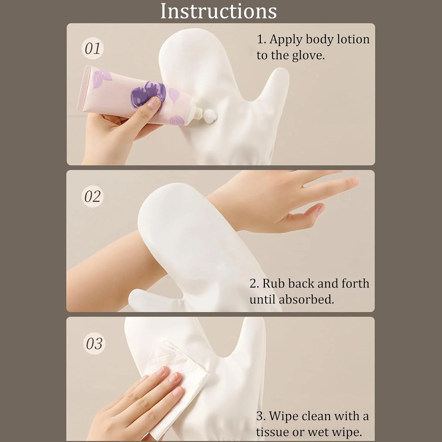 دستکش برنزه کننده | دستکش برنزه کننده لوسیون بدن چرمی - اپلیکاتور نرم پشت برای روغن های روزانه لوسیون دوش ساحلی مربیان اسپا آرایش عروس عاشقان برنزه رقصندگان شب دستکش برنزه کننده | دستکش برنزه کننده لوسیون بدن چرمی - اپلیکاتور نرم پشت برای روغن های روزانه لوسیون دوش ساحلی مربیان اسپا آرایش عروس عاشقان برنزه رقصندگان شب