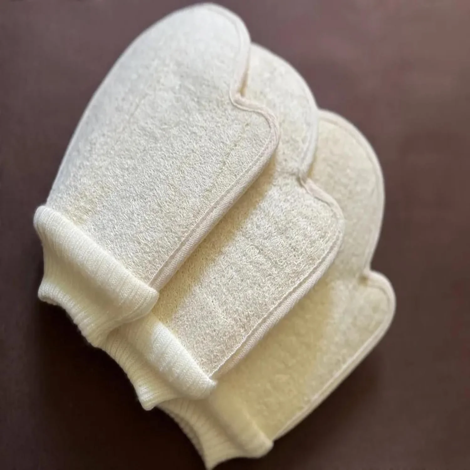 لیف حمام لوفا دستکشی لایه بردار طبیعی، دستکش ماساژ پاک کننده، زیست تخریب پذیر، سازگار با محیط زیست، ابزار مراقبت از پوست لیف حمام لوفا دستکشی لایه بردار طبیعی، دستکش ماساژ پاک کننده، زیست تخریب پذیر، سازگار با محیط زیست، ابزار مراقبت از پوست