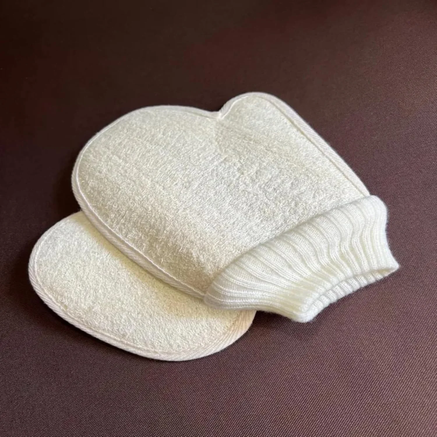 لیف حمام لوفا دستکشی لایه بردار طبیعی، دستکش ماساژ پاک کننده، زیست تخریب پذیر، سازگار با محیط زیست، ابزار مراقبت از پوست لیف حمام لوفا دستکشی لایه بردار طبیعی، دستکش ماساژ پاک کننده، زیست تخریب پذیر، سازگار با محیط زیست، ابزار مراقبت از پوست