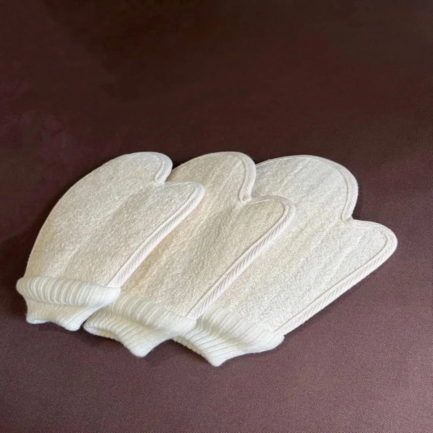 لیف حمام لوفا دستکشی لایه بردار طبیعی، دستکش ماساژ پاک کننده، زیست تخریب پذیر، سازگار با محیط زیست، ابزار مراقبت از پوست لیف حمام لوفا دستکشی لایه بردار طبیعی، دستکش ماساژ پاک کننده، زیست تخریب پذیر، سازگار با محیط زیست، ابزار مراقبت از پوست