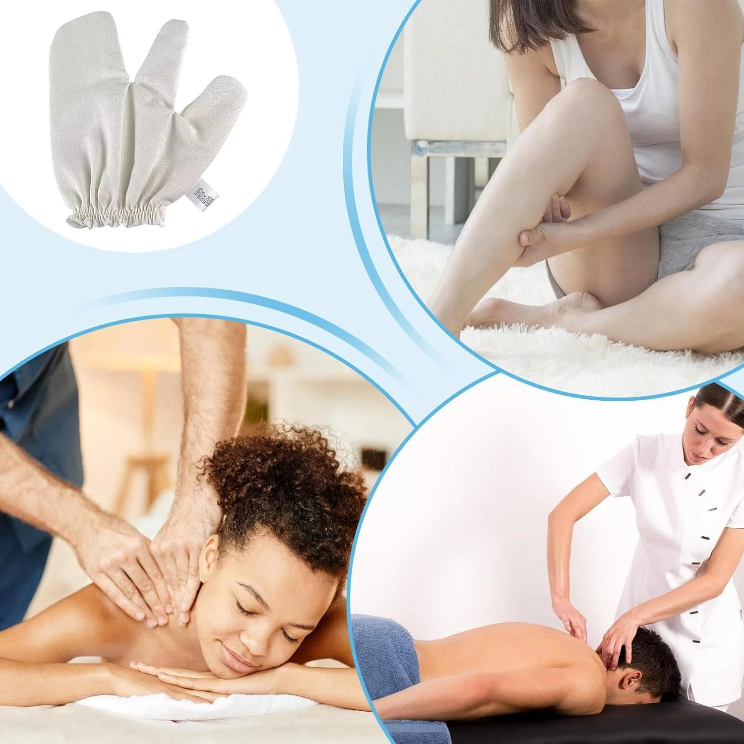 دستکش حمام | دستکش ابریشمی شستشوی بدن - اسکرابر صورت قابل استفاده مجدد، دستکش پوستی برای مسافرت منزل مردان و زنان ماساژ تمیز کردن صورت پا دستکش حمام | دستکش ابریشمی شستشوی بدن - اسکرابر صورت قابل استفاده مجدد، دستکش پوستی برای مسافرت منزل مردان و زنان ماساژ تمیز کردن صورت پا