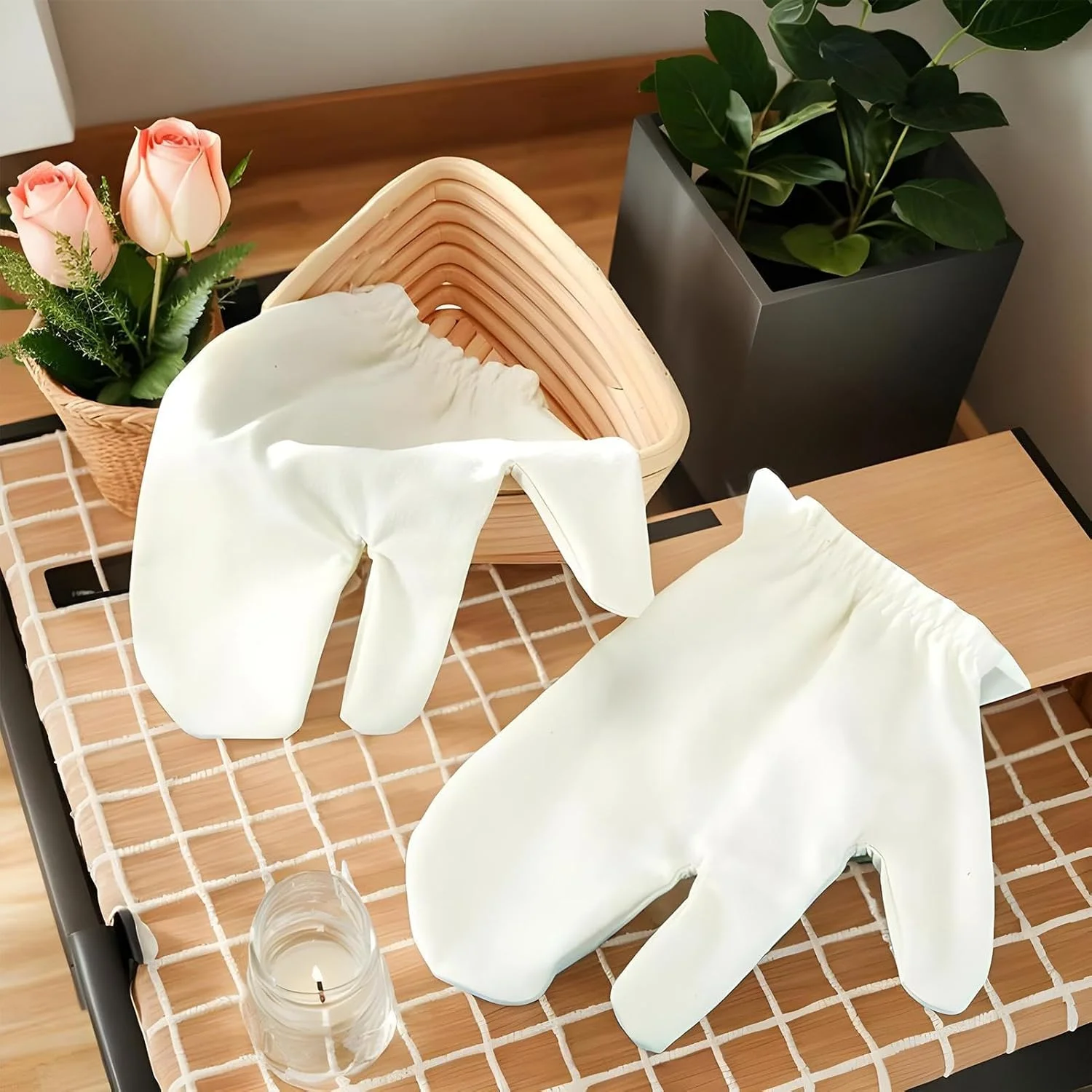 دستکش لایه بردار بدن، دستکش ابریشمی حمام برای دوش - اسکرابر صورت قابل استفاده مجدد، دستکش پوستی برای مسافرت منزل مردان و زنان ماساژ پشت پا و تمیز کردن صورت