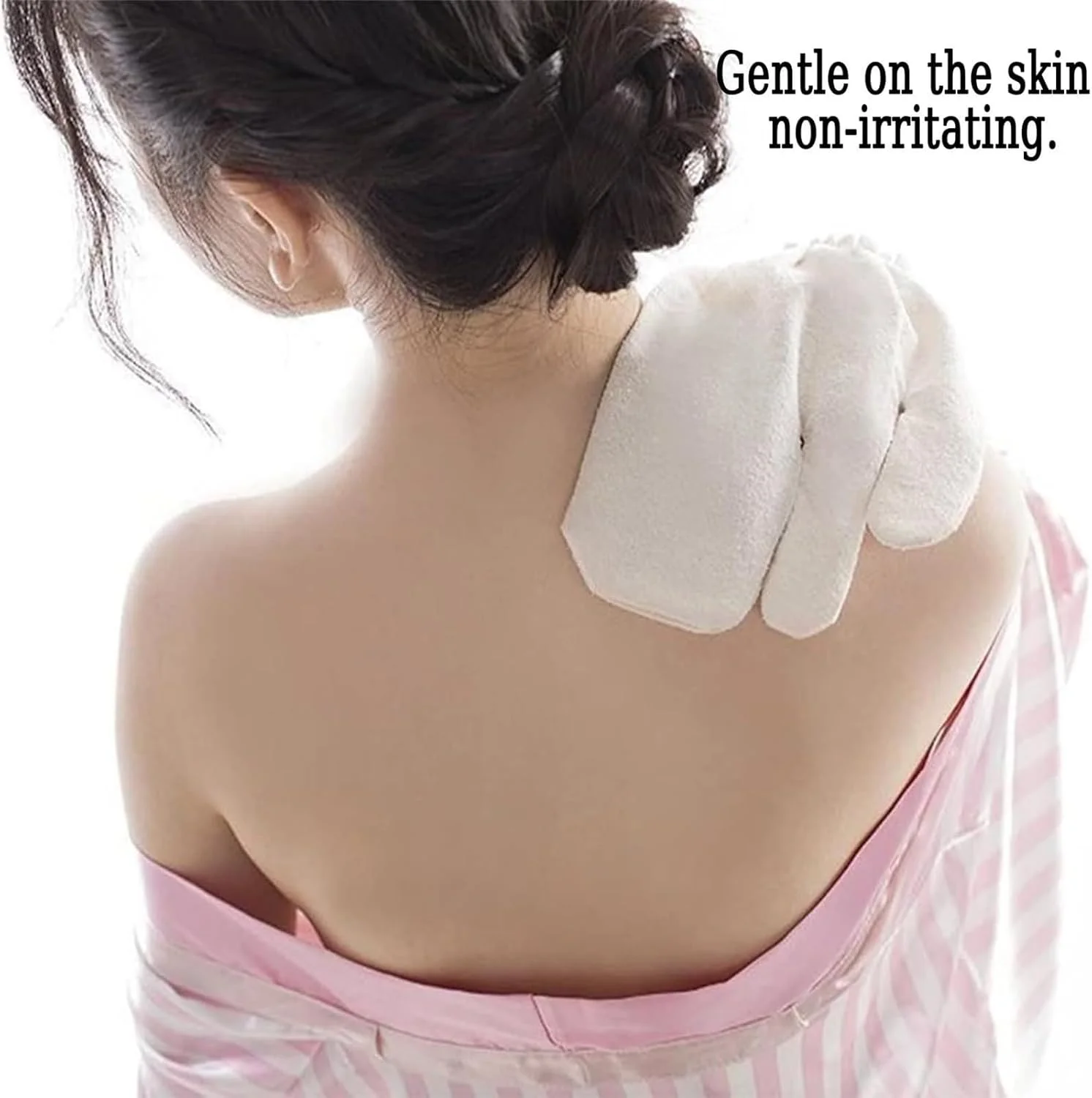 دستکش لایه بردار بدن، دستکش ابریشمی حمام برای دوش - اسکرابر صورت قابل استفاده مجدد، دستکش پوستی برای مسافرت منزل مردان و زنان ماساژ پشت پا و تمیز کردن صورت