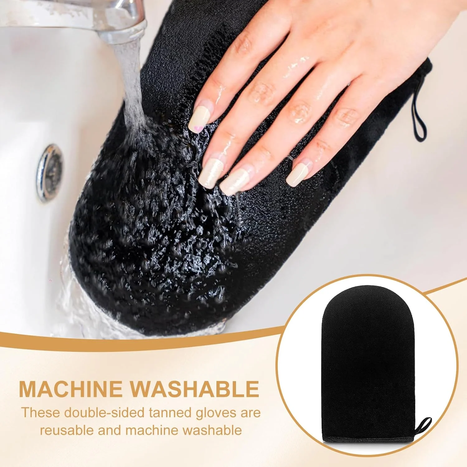 دستکش برنزه کننده 2 عددی - دستکش دو طرفه برای برنزه کننده بدون رگه، جلوگیری از لک شدن دست ها و پوشش یکنواخت، دستکش آفتاب گرفتن قابل شستشو و استفاده مجدد دستکش برنزه کننده 2 عددی - دستکش دو طرفه برای برنزه کننده بدون رگه، جلوگیری از لک شدن دست ها و پوشش یکنواخت، دستکش آفتاب گرفتن قابل شستشو و استفاده مجدد