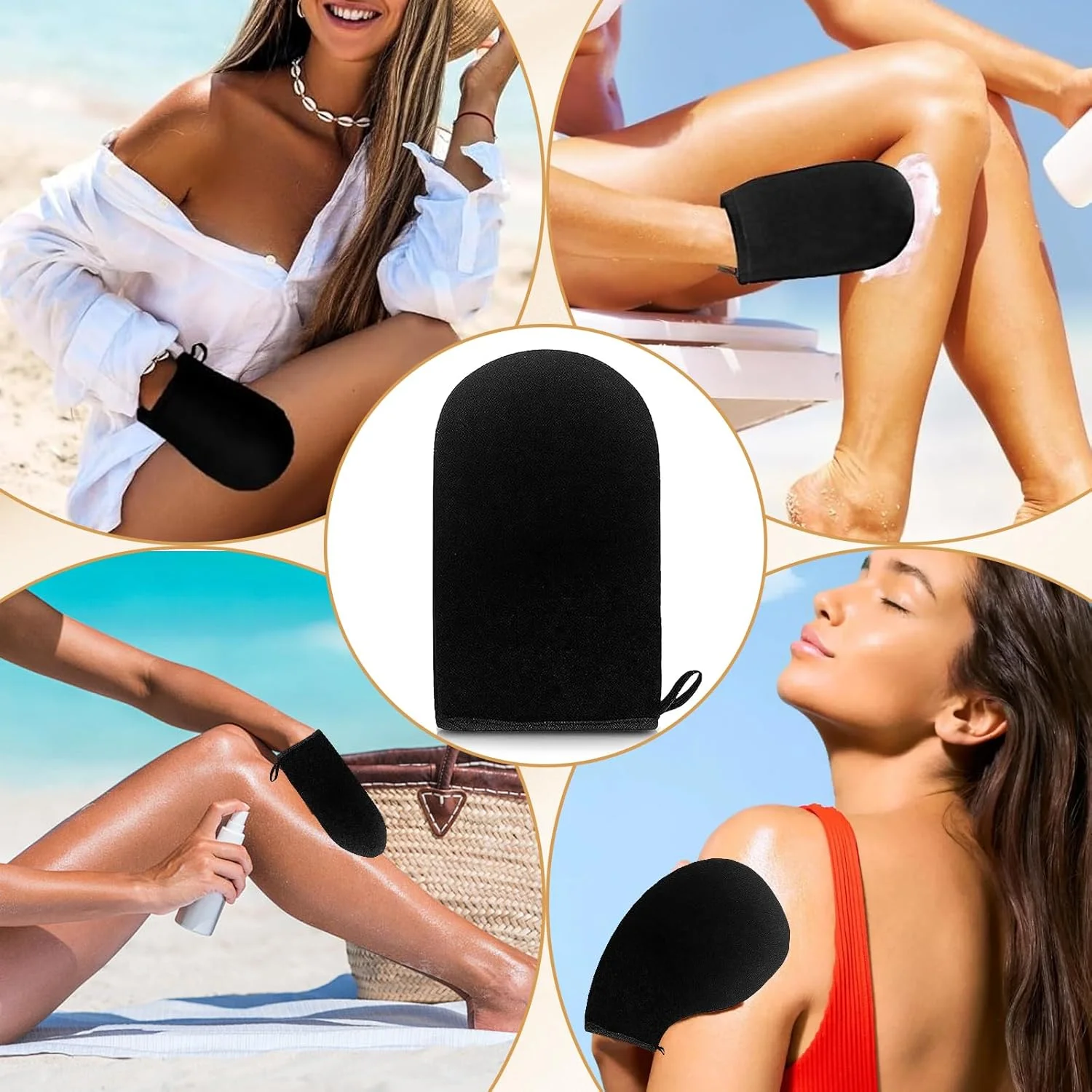 دستکش برنزه کننده 2 عددی - دستکش دو طرفه برای برنزه کننده بدون رگه، جلوگیری از لک شدن دست ها و پوشش یکنواخت، دستکش آفتاب گرفتن قابل شستشو و استفاده مجدد دستکش برنزه کننده 2 عددی - دستکش دو طرفه برای برنزه کننده بدون رگه، جلوگیری از لک شدن دست ها و پوشش یکنواخت، دستکش آفتاب گرفتن قابل شستشو و استفاده مجدد