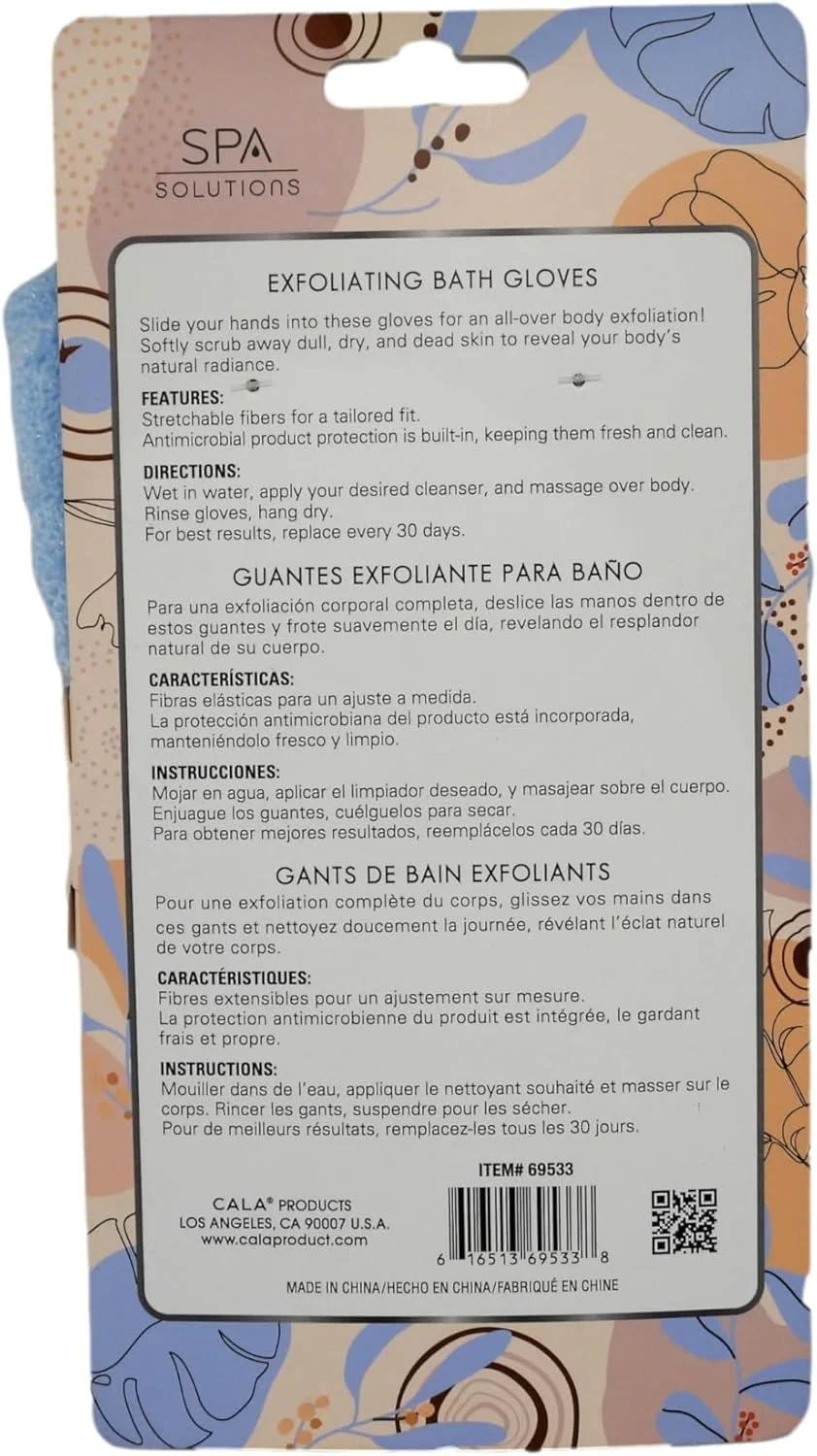 دستکش لایه بردار حمام کالا - آبی آسمانی دستکش لایه بردار حمام کالا - آبی آسمانی