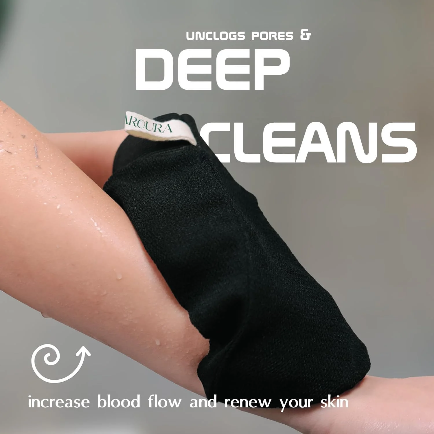 دستکش لایه بردار بدن آرورا با الهام از کره - دستکش اسکراب عمیق بدن برای پوست مرده، پاک کردن برنزه کننده اسپری، کراتوز پیلاریس و اسکراب بدن - 100% الیاف ویسکوز دستکش لایه بردار بدن آرورا با الهام از کره - دستکش اسکراب عمیق بدن برای پوست مرده، پاک کردن برنزه کننده اسپری، کراتوز پیلاریس و اسکراب بدن - 100% الیاف ویسکوز