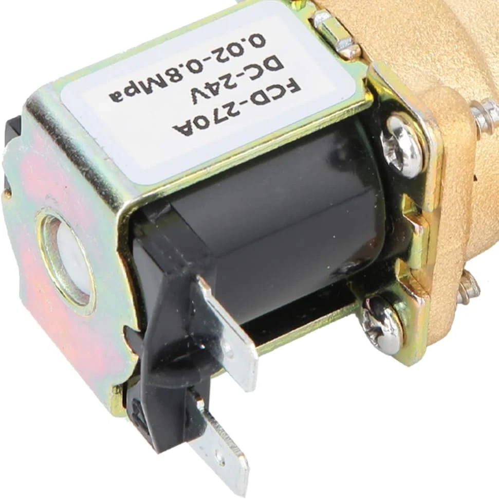 شیر برقی برنجی G1/2 اینچ، شیر برقی الکترومغناطیسی نرمالی بسته (DC24V) شیر برقی برنجی G1/2 اینچ، شیر برقی الکترومغناطیسی نرمالی بسته (DC24V)