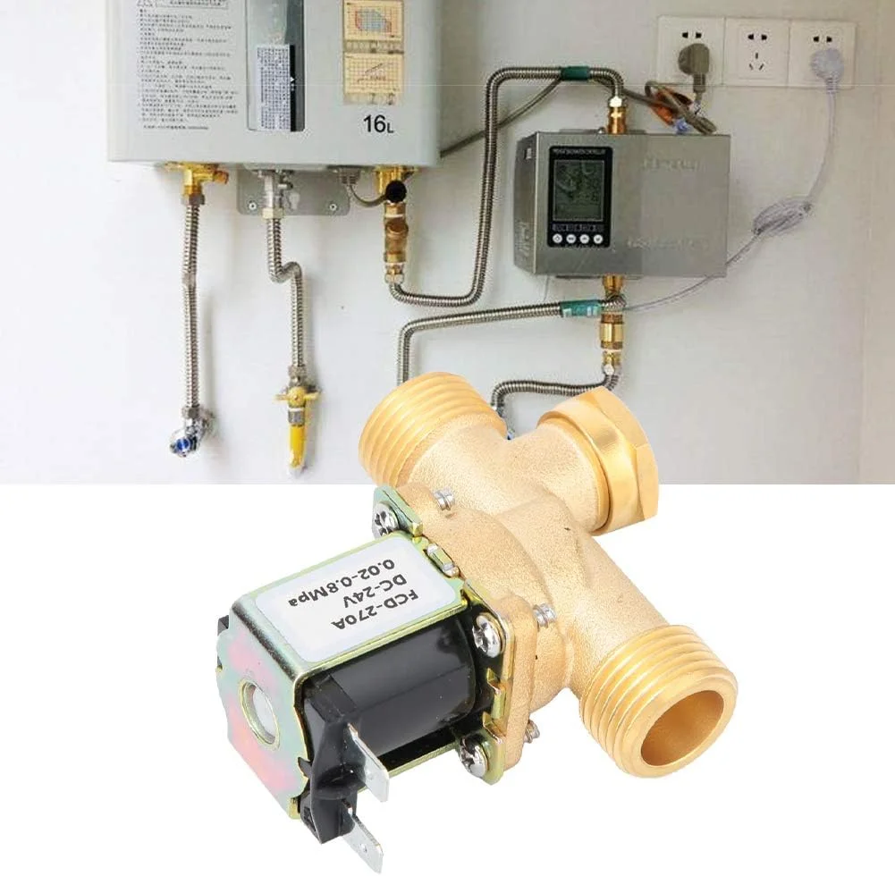 شیر برقی برنجی G1/2 اینچ، شیر برقی الکترومغناطیسی نرمالی بسته (DC24V) شیر برقی برنجی G1/2 اینچ، شیر برقی الکترومغناطیسی نرمالی بسته (DC24V)