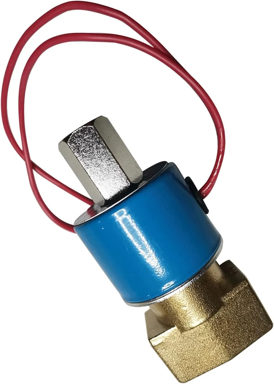 شیر الکترومغناطیسی 3 راهه BEBALETY G1/4 اینچ، عملکرد مستقیم برنجی N/C KSD برای آب 0-0.9 مگاپاسکال