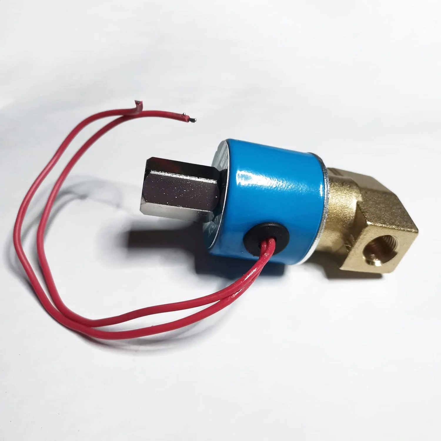 شیر الکترومغناطیسی 3 راهه BEBALETY G1/4 اینچ، عملکرد مستقیم برنجی N/C KSD برای آب 0-0.9 مگاپاسکال