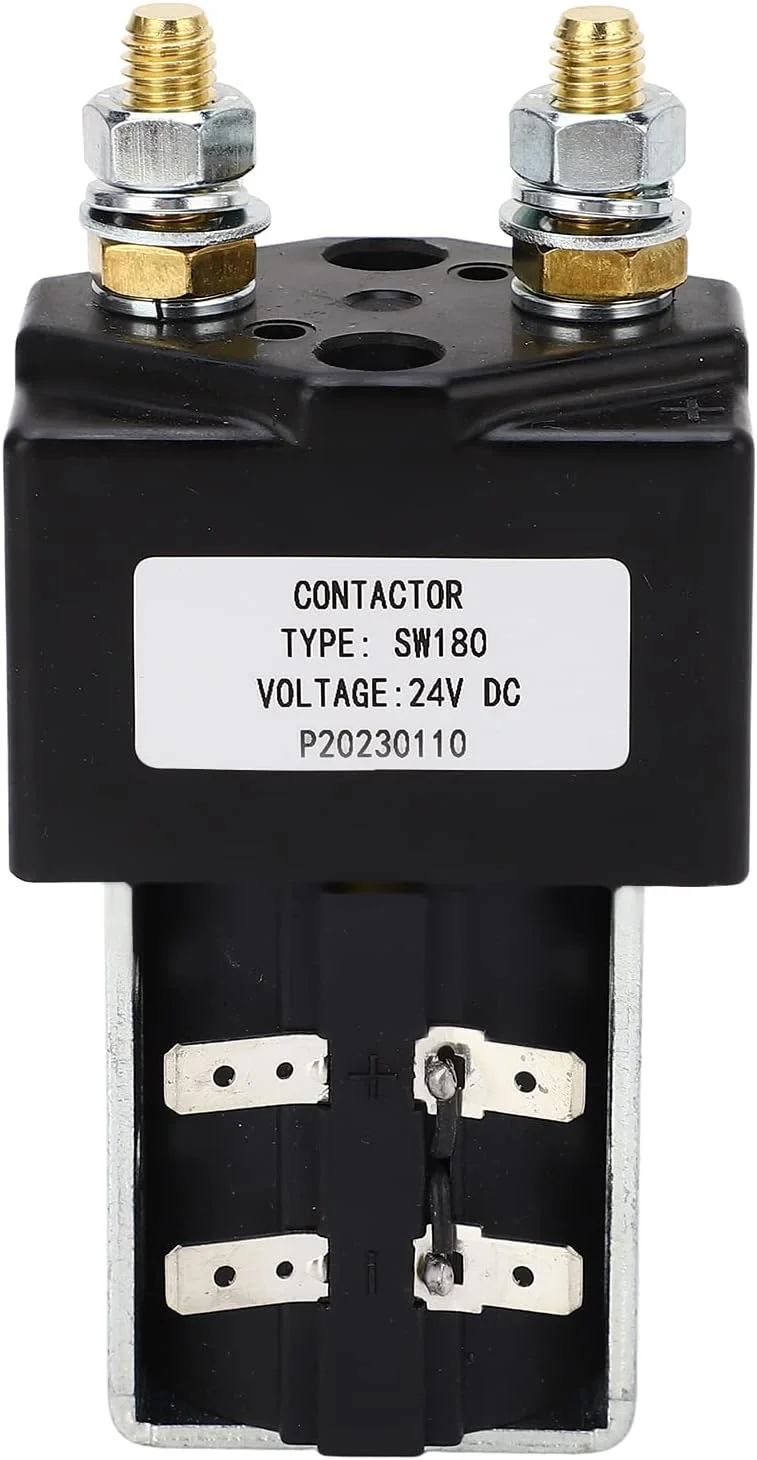 BROLEO 24V DC Contactor Solenoid Valve, Single Pole Single Throw Replacement for EZGO Car, Cart, Truck, Forklift, SW180 200A 24VDC Solenoid Valve with Professional Manufacturing BROLEO 24V DC Contactor Solenoid Valve, Single Pole Single Throw Replacement for EZGO Car, Cart, Truck, Forklift, SW180 200A 24VDC Solenoid Valve with Professional Manufacturing