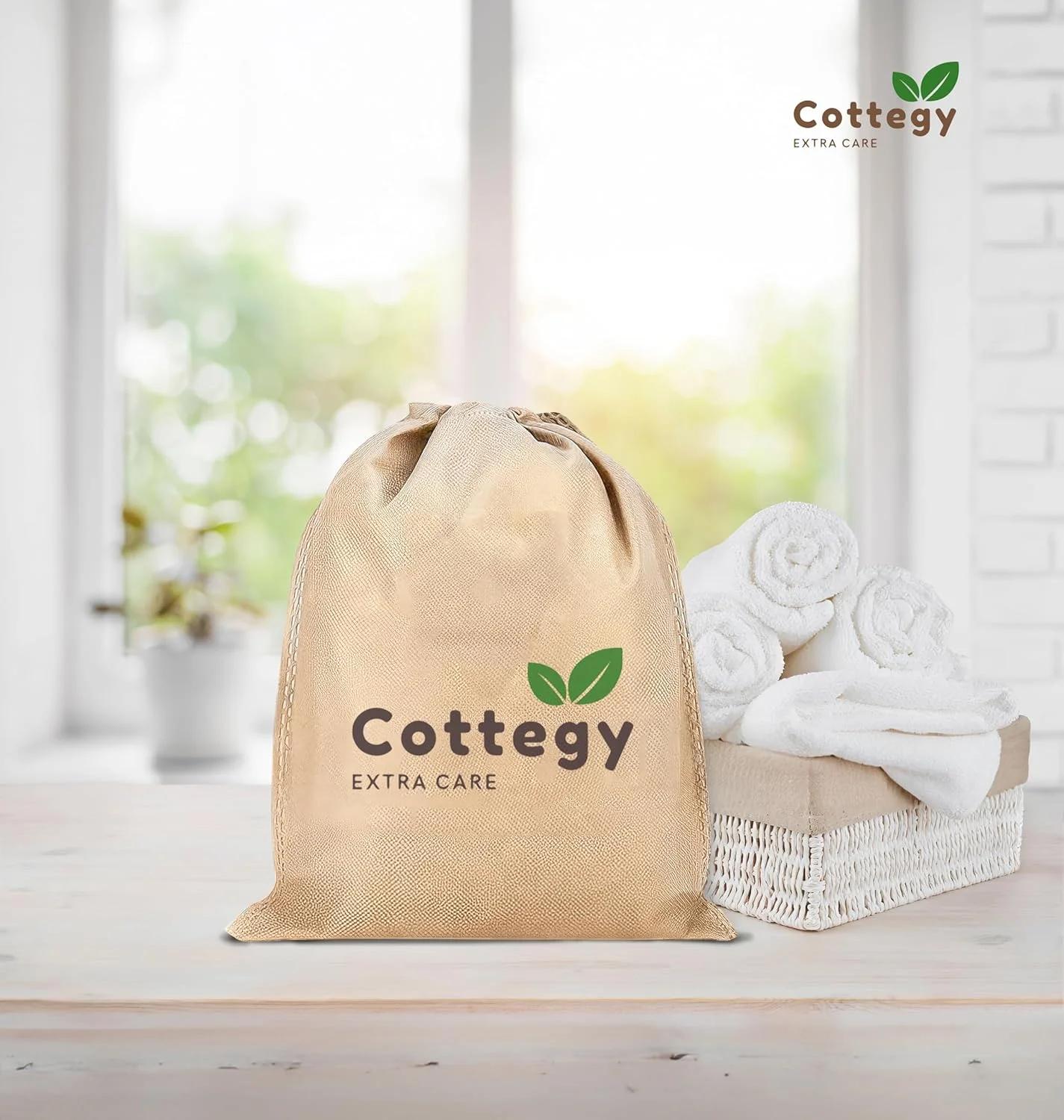 لیف لوفا طبیعی مصری Cottegy - بسته 2 عددی (1 بسته) | اسفنج حمام و دوش سازگار با محیط زیست برای صورت و بدن | 100% طبیعی، ایده آل برای مردان و زنان