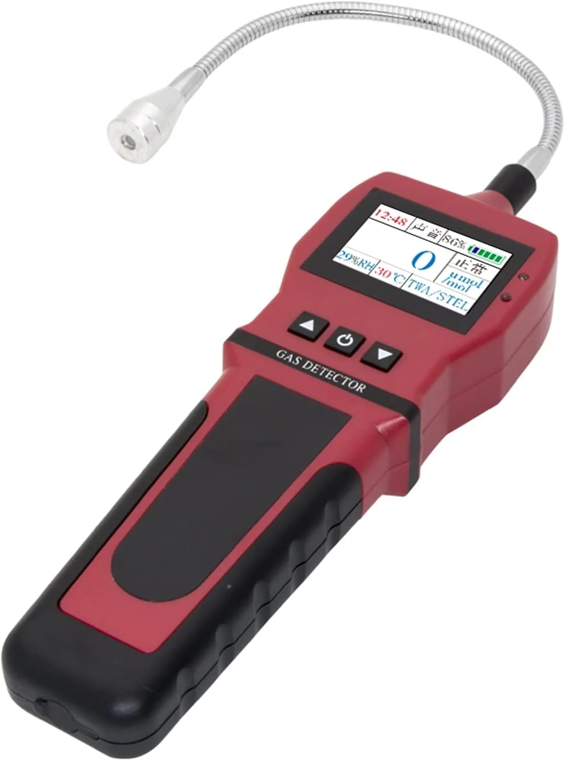 دستگاه تشخیص نشت گاز قابل حمل صنعتی SJHDKLW، گازهای قابل اشتعال LPG/CH4/طبیعی/زغال سنگ 2 در 1، دستگاه تشخیص نشت مبرد، گاز فریون (صفحه نمایش رنگی)