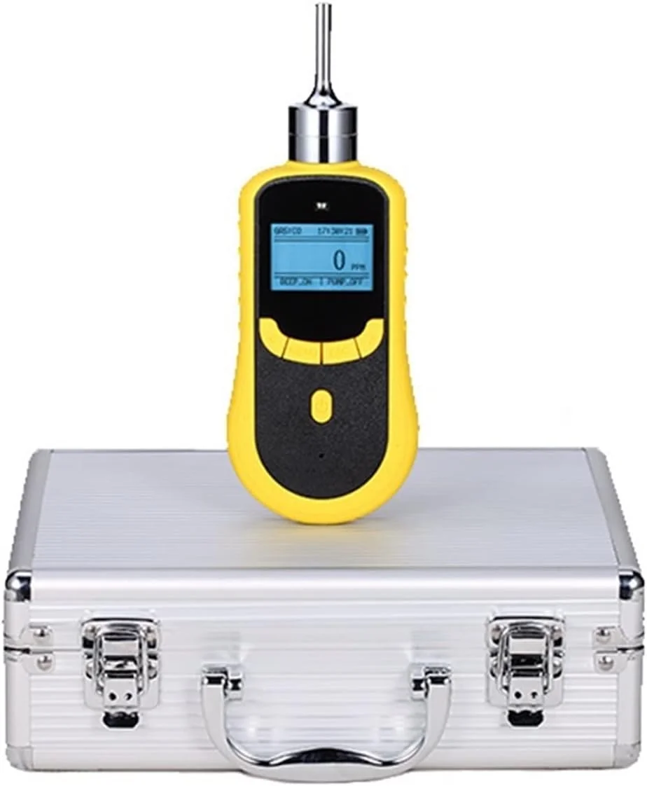 دستگاه تشخیص گاز CH2O مدل SJHDKLW، دستگاه قابل حمل مکش پمپ فرمالدئید با محدوده بزرگ، آشکارساز نشت گاز