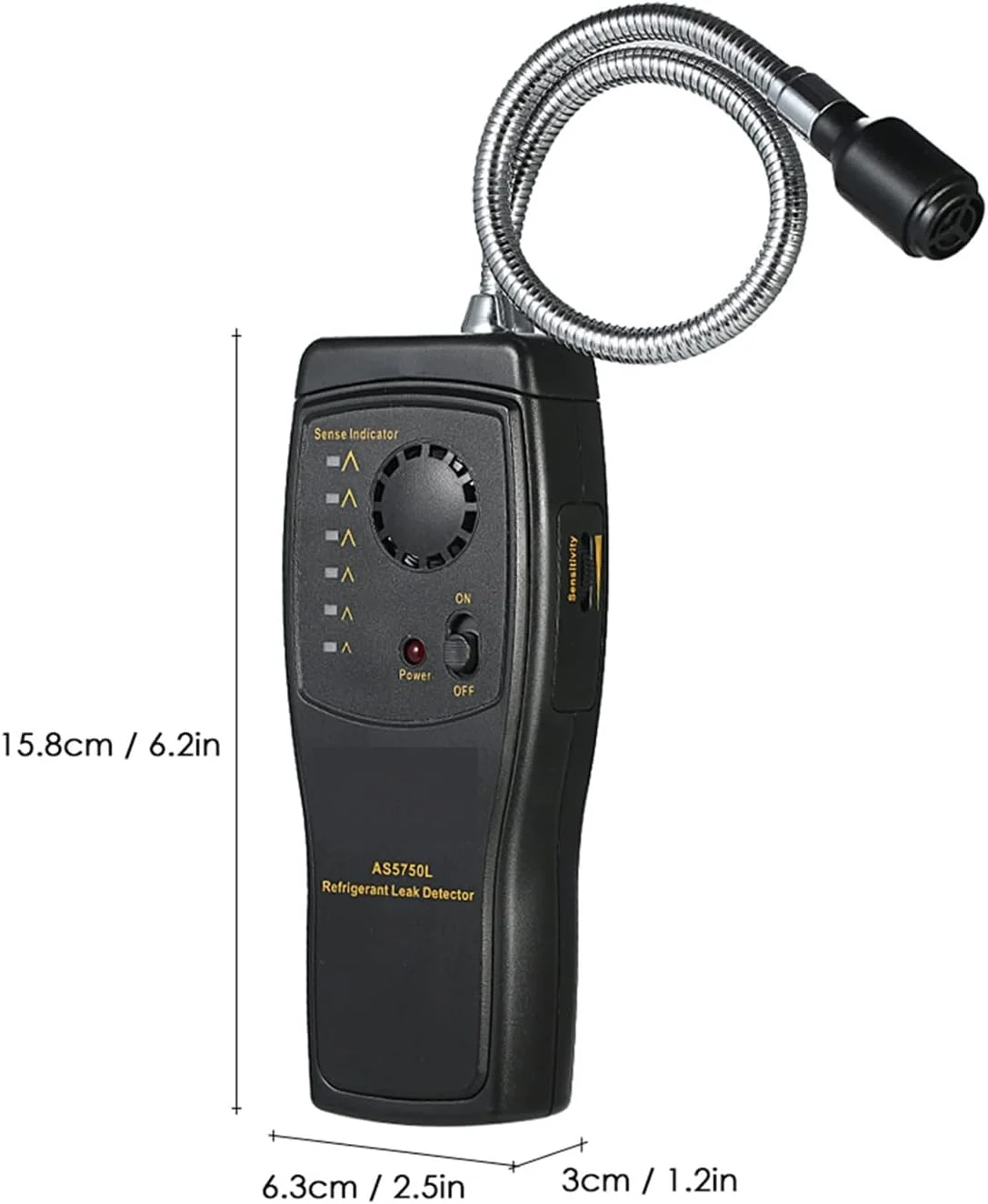 دستگاه تشخیص گاز SJHDKLW، قابل حمل، مناسب برای CFC، HCFC، HFC، هالوژن، دستگاه تشخیص گاز مبرد، دستگاه تست نشت گاز فریون