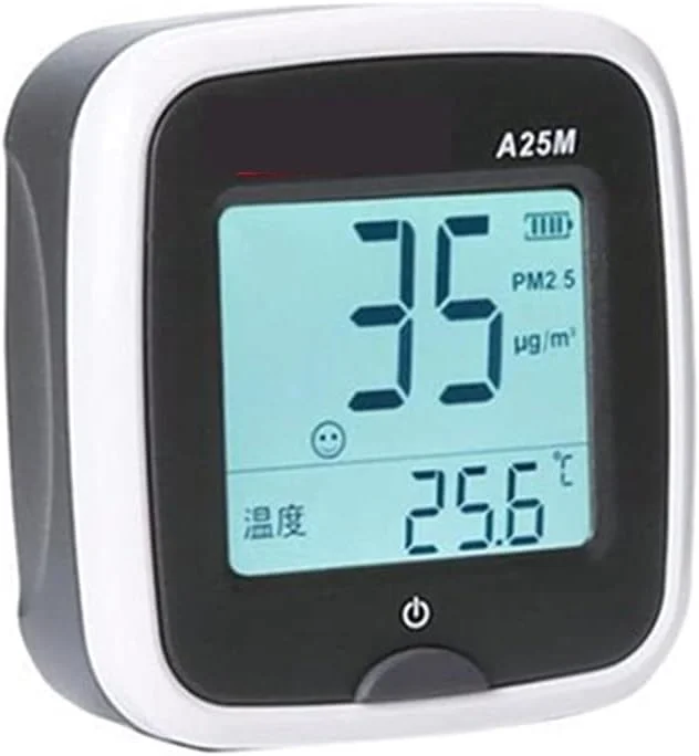 دستگاه های تشخیص گاز SJHDKLW مدل A25M، آشکارساز قابل حمل PM2.5 با سنسور دقیق و پاسخ سریع