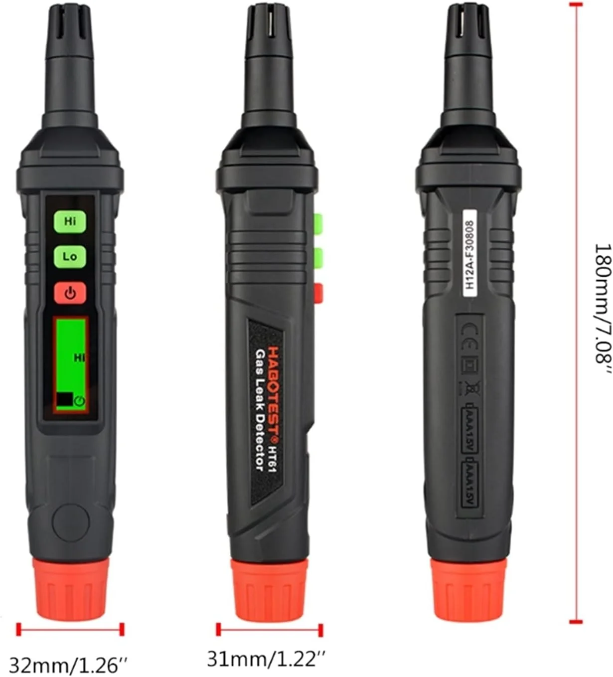 آشکارساز گاز طبیعی SJHDKLW، آلارم نشت یاب گاز قابل حمل، آشکارساز گاز متان طبیعی قابل اشتعال و انفجاری برای گاز طبیعی خانگی