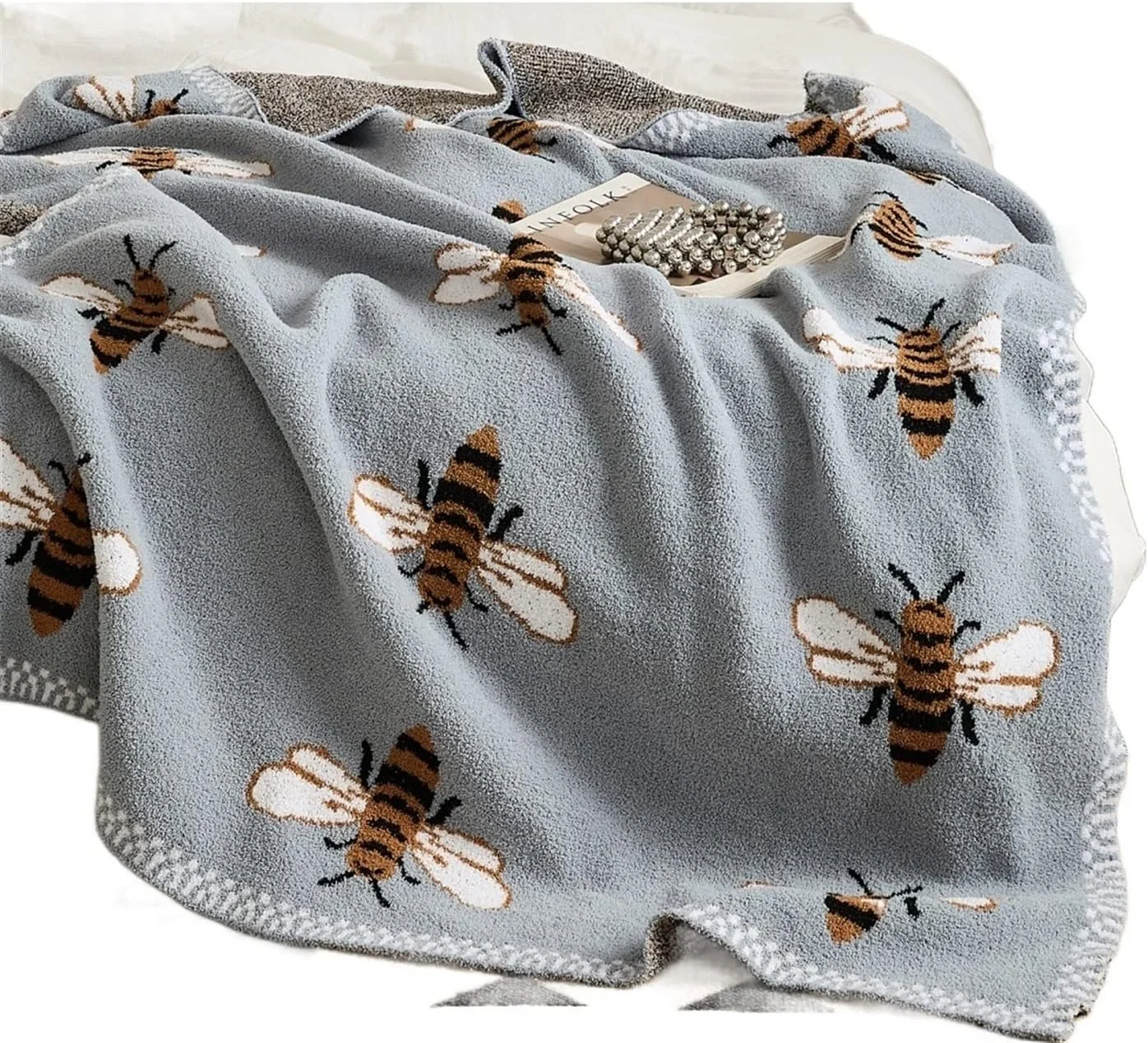 پتو طرح دار KRSIAXG، پتوی فوق العاده نرم و دنج، دکور شیک منزل، تخت، مبل، صندلی، ماشین، پتوهای گرم اداری