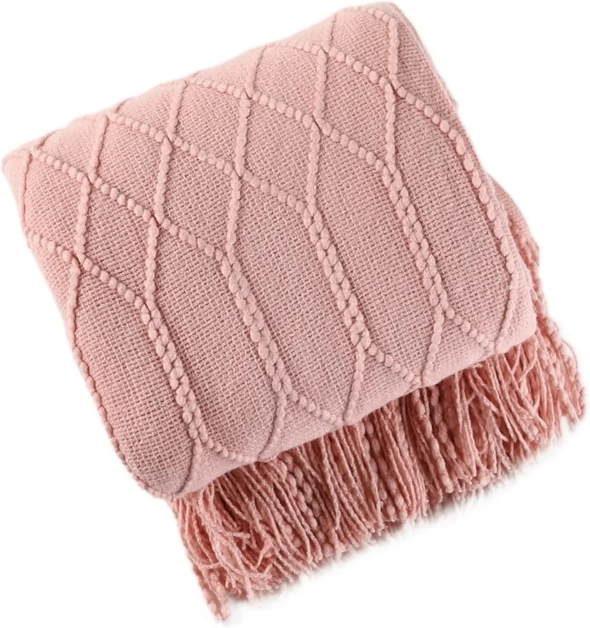 پتو بافتنی KRSIAXG، پتوی مبل تک رنگ، پتوی مسافرتی برای تلویزیون، پتوی چرت زدن، پتوی تهویه هوا، تزئینی تخت