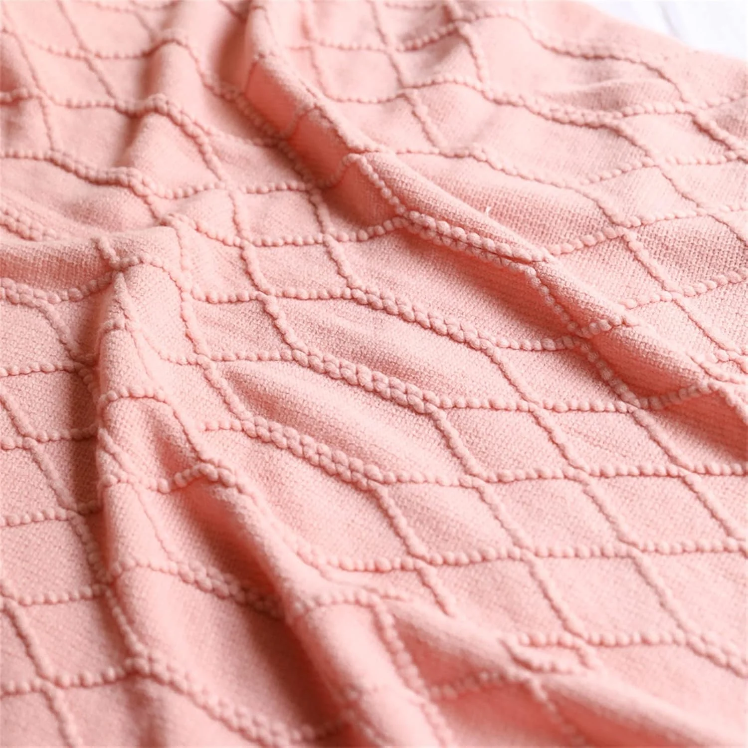 پتو بافتنی KRSIAXG، پتوی مبل تک رنگ، پتوی مسافرتی برای تلویزیون، پتوی چرت زدن، پتوی تهویه هوا، تزئینی تخت