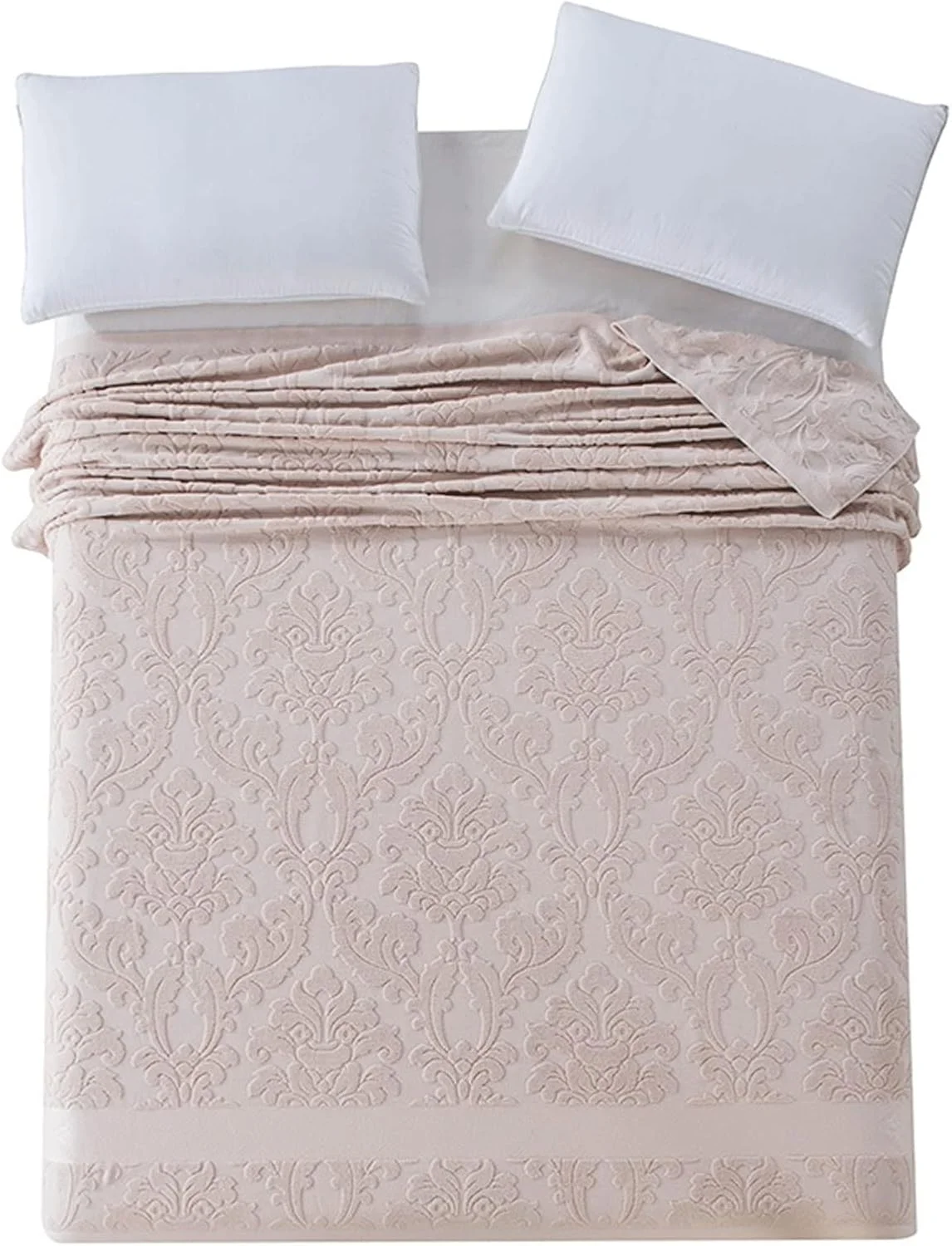 پتوهای KRSIAXG، پتوهای نرم و گرم پنبه ای برای تخت، یک نفره و دو نفره، ژاکارد ساده، لحاف های تابستانی، روتختی، پتو حوله ای (90X180CM)