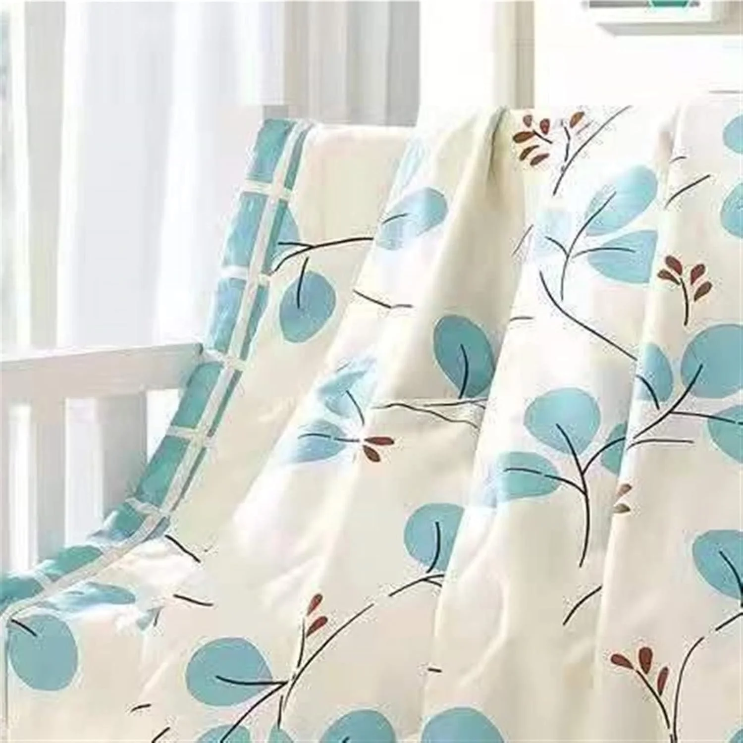 پتوهای تابستانی KRSIAXG، لحاف نخی، پتوی نازک، لحاف نرم و تنفسی، پتوی چرت زدن اداری، روکش های لحافی تخت و روتختی