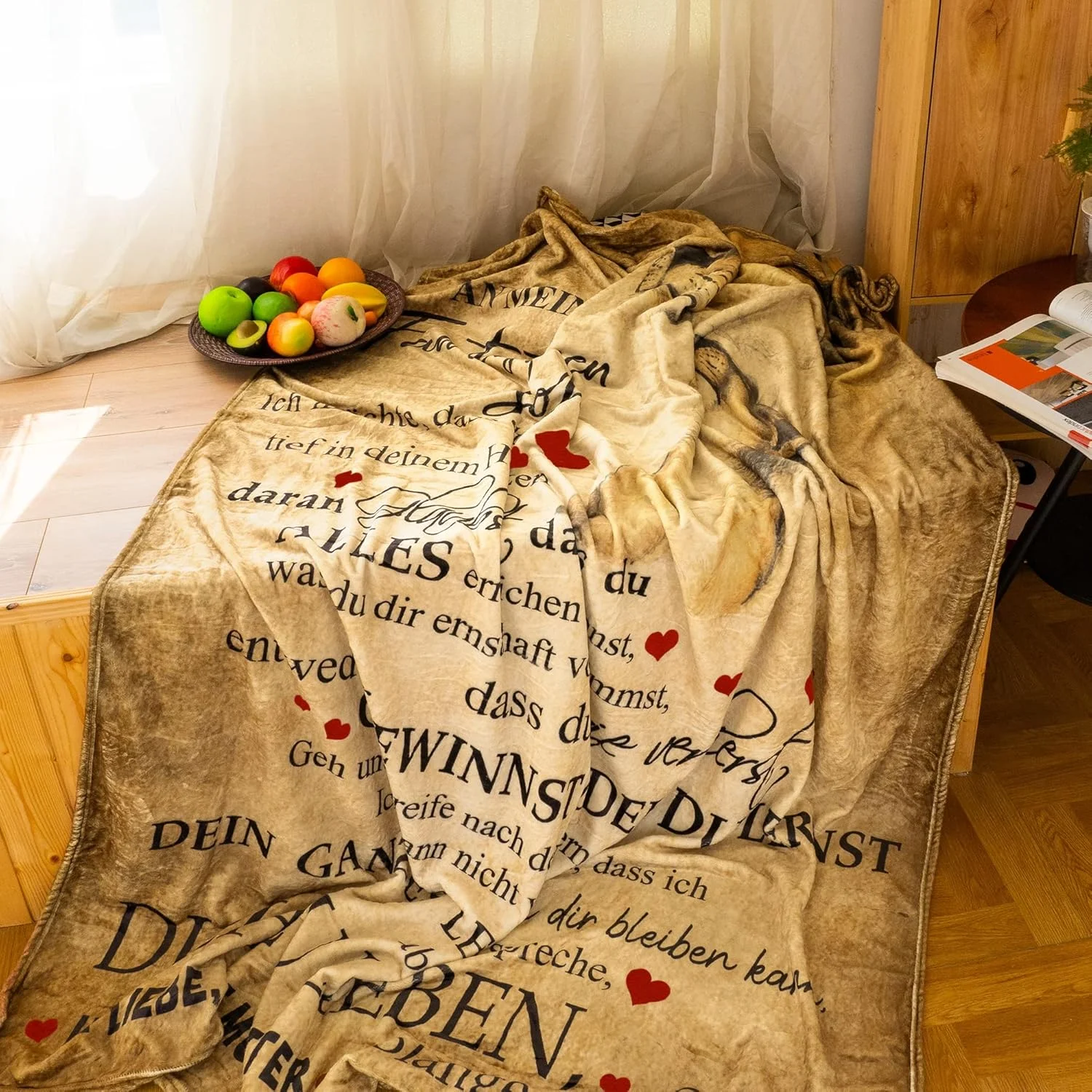 پتوی نرم شخصی‌سازی شده کميلا برای پسرم - پتوی فلانل فوق‌العاده نرم، پتوی مسافرتی، هدیه برای تولد، فارغ‌التحصیلی، کریسمس (203 x 152 سانتی‌متر، پسر (مادر))