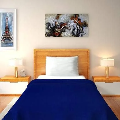 پتو پشم گوسفند نرم و گرم زمستانی جدید IVAZA، ملحفه پشمی برای تخت دو نفره (آبی) پتو پشم گوسفند نرم و گرم زمستانی جدید IVAZA، ملحفه پشمی برای تخت دو نفره (آبی)