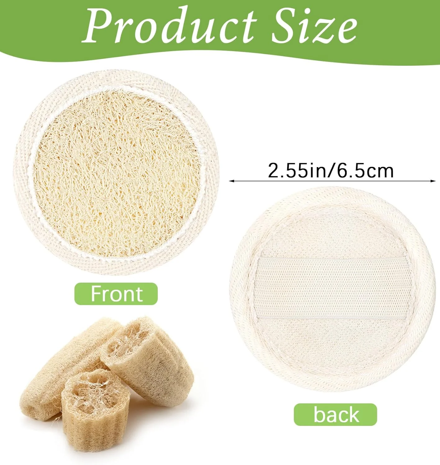 لیف صورت 6 عددی، پدهای لایه بردار صورت 2.5 اینچی برای آرایش، پاکسازی، ماساژ منافذ و پاکسازی عمیق جوش های سرسیاه (بژ)