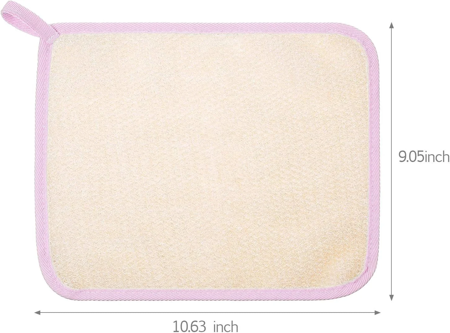 ست 5 عددی لیف لایه بردار صورت و بدن، حوله پارچه ای نرم با بافت لطیف، مناسب ماساژ و شستشوی بدن برای خانم ها و آقایان (صورتی و بژ)