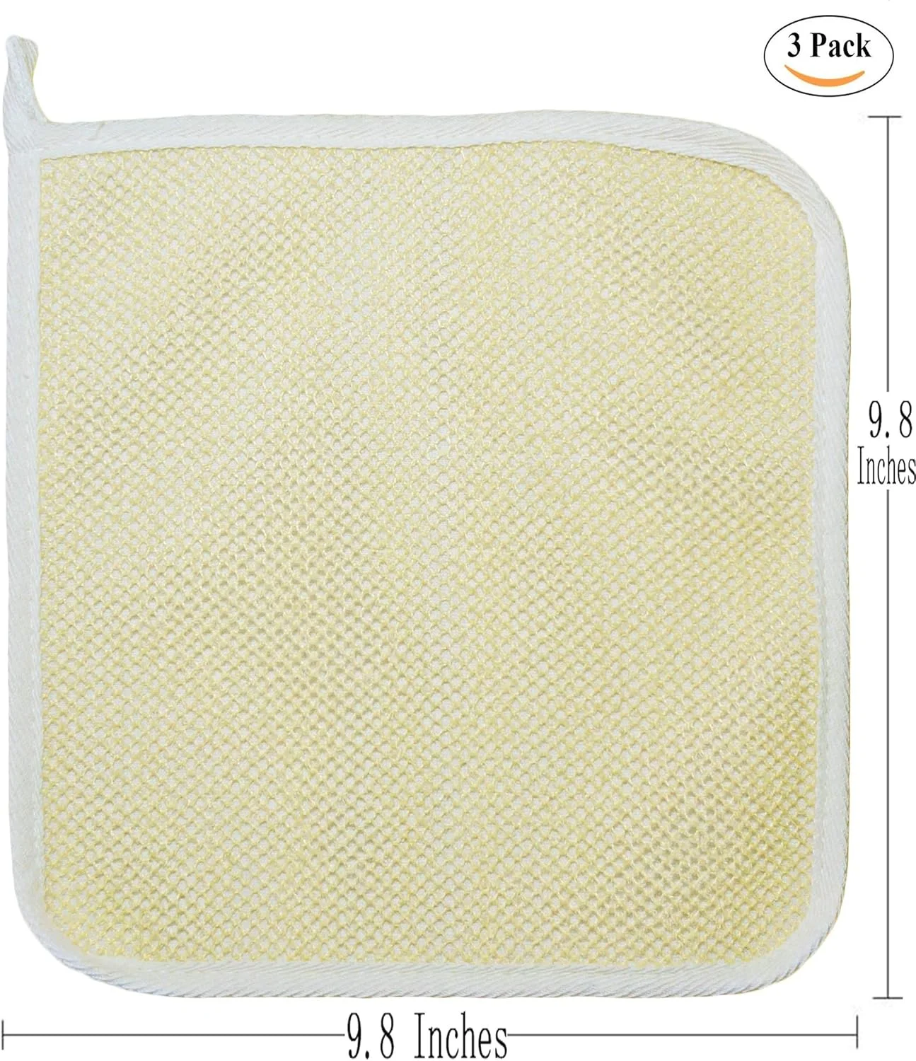 ست 3 عددی اسکراب لایه بردار دو طرفه با بافت نرم و حوله تری نرم، مناسب اسپا خانگی، لایه برداری صورت و بدن - اسکرابر دوش - از بین بردن پوست مرده - عالی برای مراقبت از پوست در حمام ماساژ