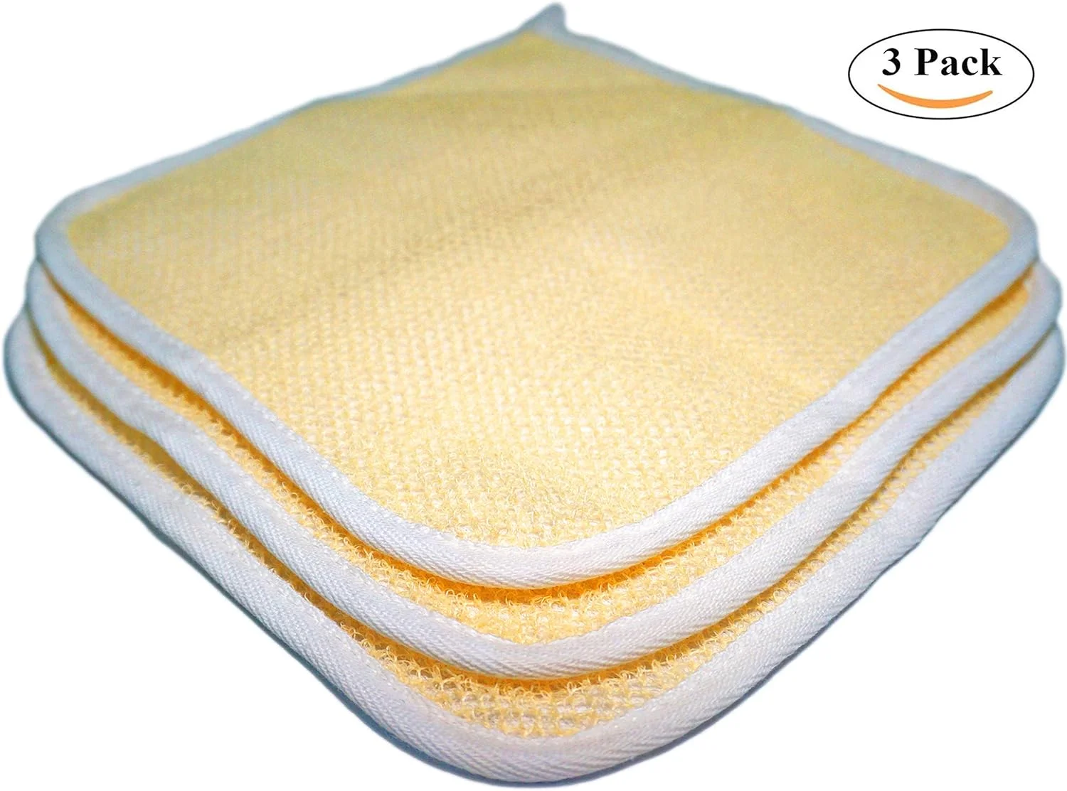 ست 3 عددی اسکراب لایه بردار دو طرفه با بافت نرم و حوله تری نرم، مناسب اسپا خانگی، لایه برداری صورت و بدن - اسکرابر دوش - از بین بردن پوست مرده - عالی برای مراقبت از پوست در حمام ماساژ