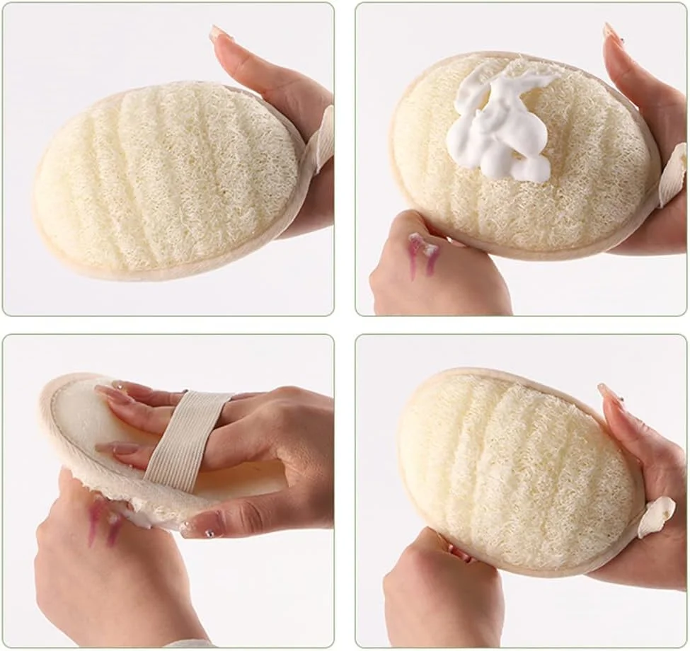 2 عدد پد لوفا اسکرابر دوش، اسفنج اسکراب بدن، پد لایه بردار، پد لایه بردار صورت قابل استفاده مجدد، اسکرابرهای اسپا حمام، پدهای پاک کننده صورت، اسکرابر حذف پوست مرده 2 عدد پد لوفا اسکرابر دوش، اسفنج اسکراب بدن، پد لایه بردار، پد لایه بردار صورت قابل استفاده مجدد، اسکرابرهای اسپا حمام، پدهای پاک کننده صورت، اسکرابر حذف پوست مرده