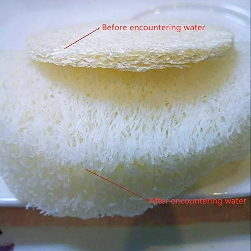 24 عدد پد پاک کننده آرایش صورت، پد لوفا لایه بردار صورت، اسفنج لوفا طبیعی، حوله پاک کننده آرایش لوفا