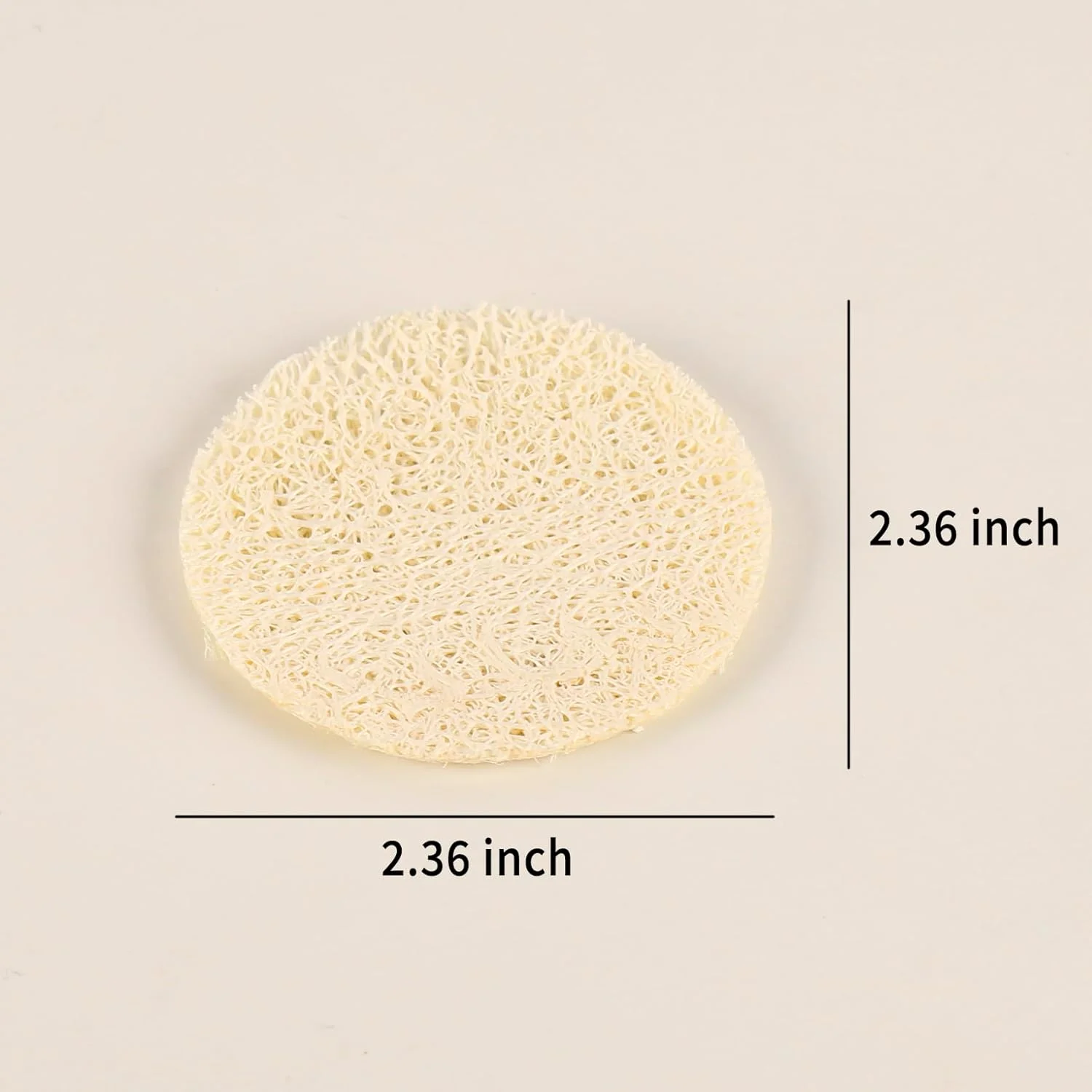 پد لایه بردار طبیعی صورت لیف اسفنجی، برس صورت، پاک کننده آرایش، اسکرابر دوش، از بین برنده پوست مرده، حمام بدن برای آقایان و بانوان، منبع تجدید پذیر - بسته 15 عددی