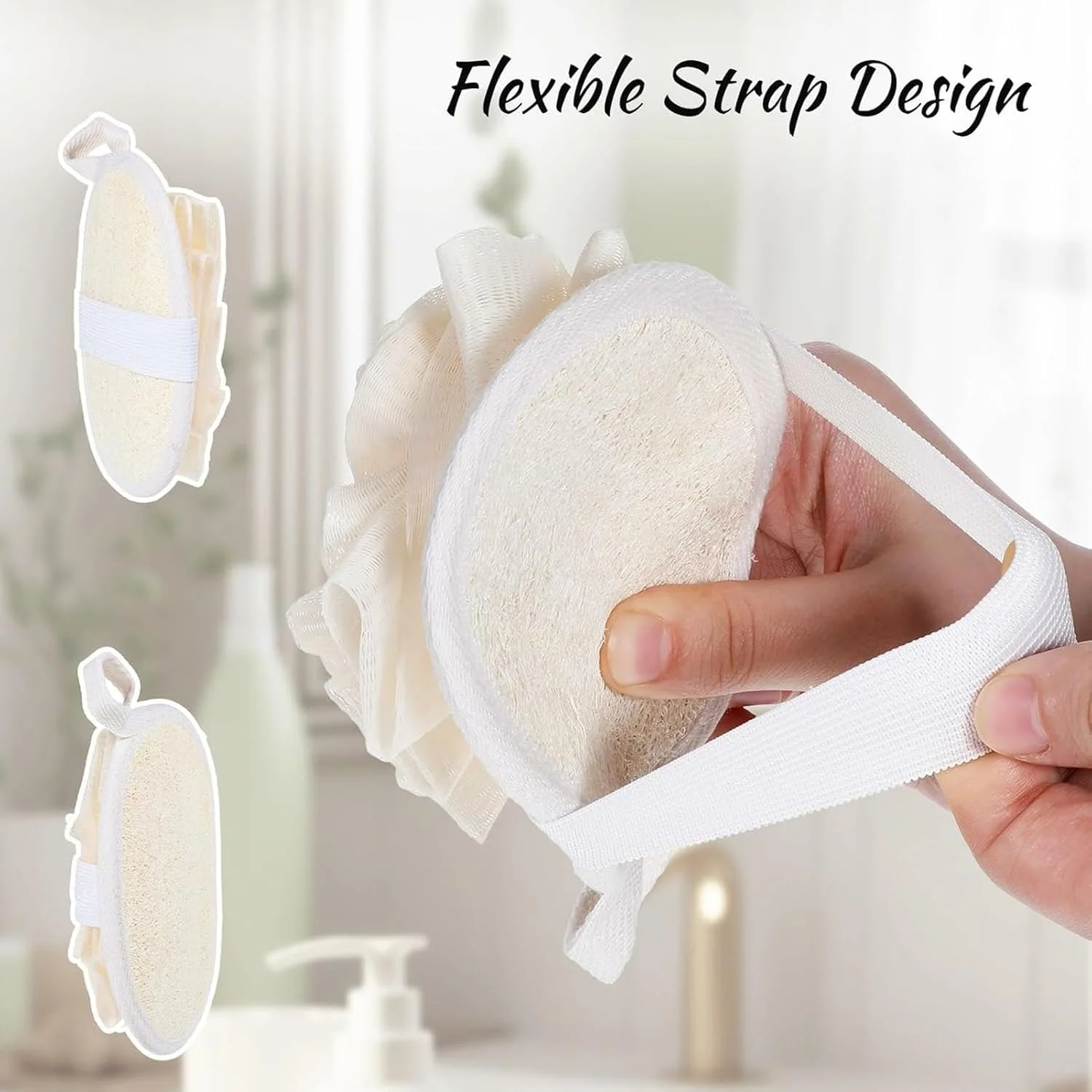 لیف حمام دو نوع، لیف لایه بردار موثر بدن، لیف حمام طبیعی برای بدن و صورت، بسته لیف دو طرفه با توری کف کننده برای حمام، لیف برای مردان و زنان (نوع شماره 2) لیف حمام دو نوع، لیف لایه بردار موثر بدن، لیف حمام طبیعی برای بدن و صورت، بسته لیف دو طرفه با توری کف کننده برای حمام، لیف برای مردان و زنان (نوع شماره 2)