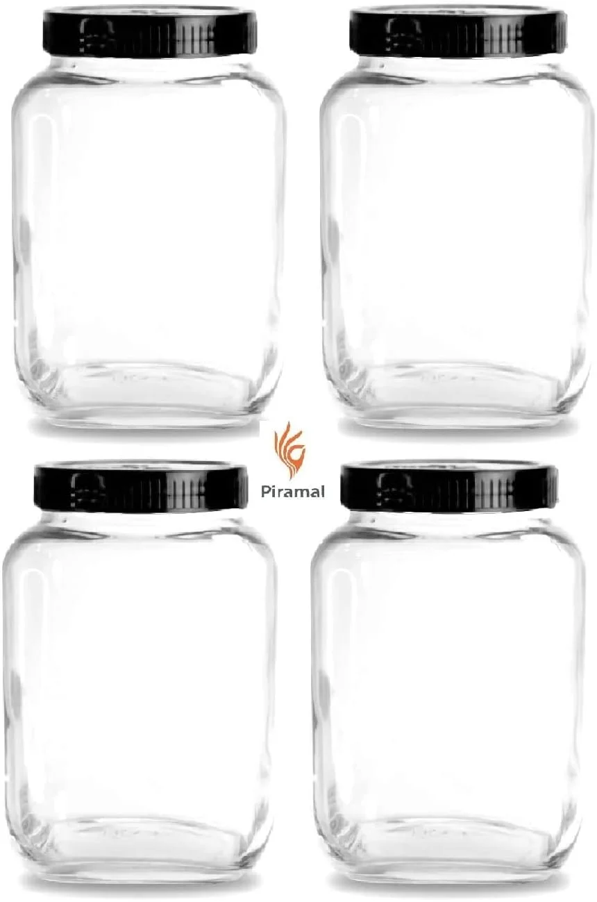 ظروف شیشه ای مکعبی پیرامال ونسی، 3 کیلوگرمی، مربعی شکل، مناسب برای نگهداری مواد غذایی در آشپزخانه، تنقلات، ادویه جات، مربا، ترشی، کلوچه، میوه خشک، دانه های قهوه با درب مشکی، 3 لیتری، ست 2 عددی ظروف شیشه ای مکعبی پیرامال ونسی، 3 کیلوگرمی، مربعی شکل، مناسب برای نگهداری مواد غذایی در آشپزخانه، تنقلات، ادویه جات، مربا، ترشی، کلوچه، میوه خشک، دانه های قهوه با درب مشکی، 3 لیتری، ست 2 عددی