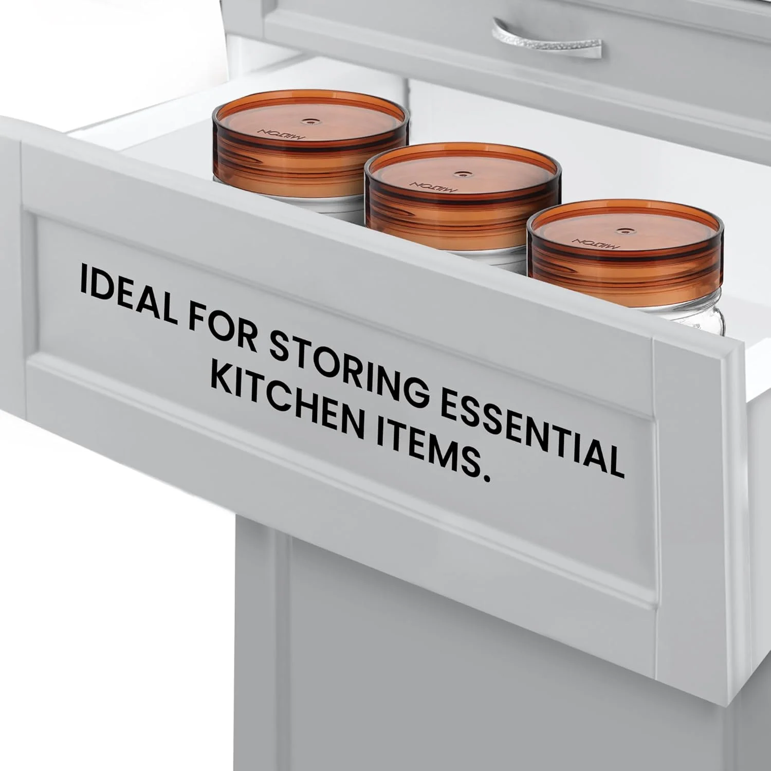 ظرف شیشه ای درب دار Treo By Milton، ظروف نگهداری آشپزخانه با درب محکم، بدون BPA، سازمان دهنده شیشه ای، دبه چند منظوره برای غذا، ادویه، غلات، کلوچه، غذای خشک، ست 3 عددی، 300 میلی لیتر ظرف شیشه ای درب دار Treo By Milton، ظروف نگهداری آشپزخانه با درب محکم، بدون BPA، سازمان دهنده شیشه ای، دبه چند منظوره برای غذا، ادویه، غلات، کلوچه، غذای خشک، ست 3 عددی، 300 میلی لیتر