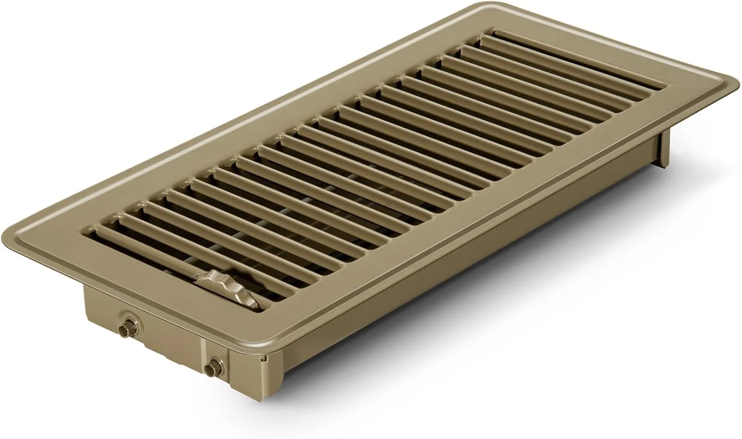 دریچه کف BIGTHREE، پوشش دریچه کف RV، پوشش دریچه فلزی سنگین با دمپر برای کف، دیوار و سقف، مناسب برای سیستم های تهویه مطبوع خانگی و RV