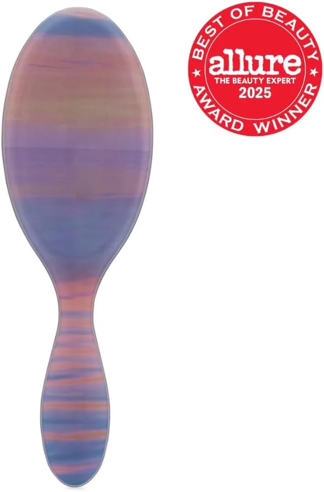 برس مو خیس اورجینال دیتانگلر، بنفش (Desert Afterglow) - موهای فوق العاده نرم IntelliFlex - برس باز کننده گره به راحتی از بین گره ها عبور می کند (موهای خیس خشک و آسیب دیده) - زنان و مردان