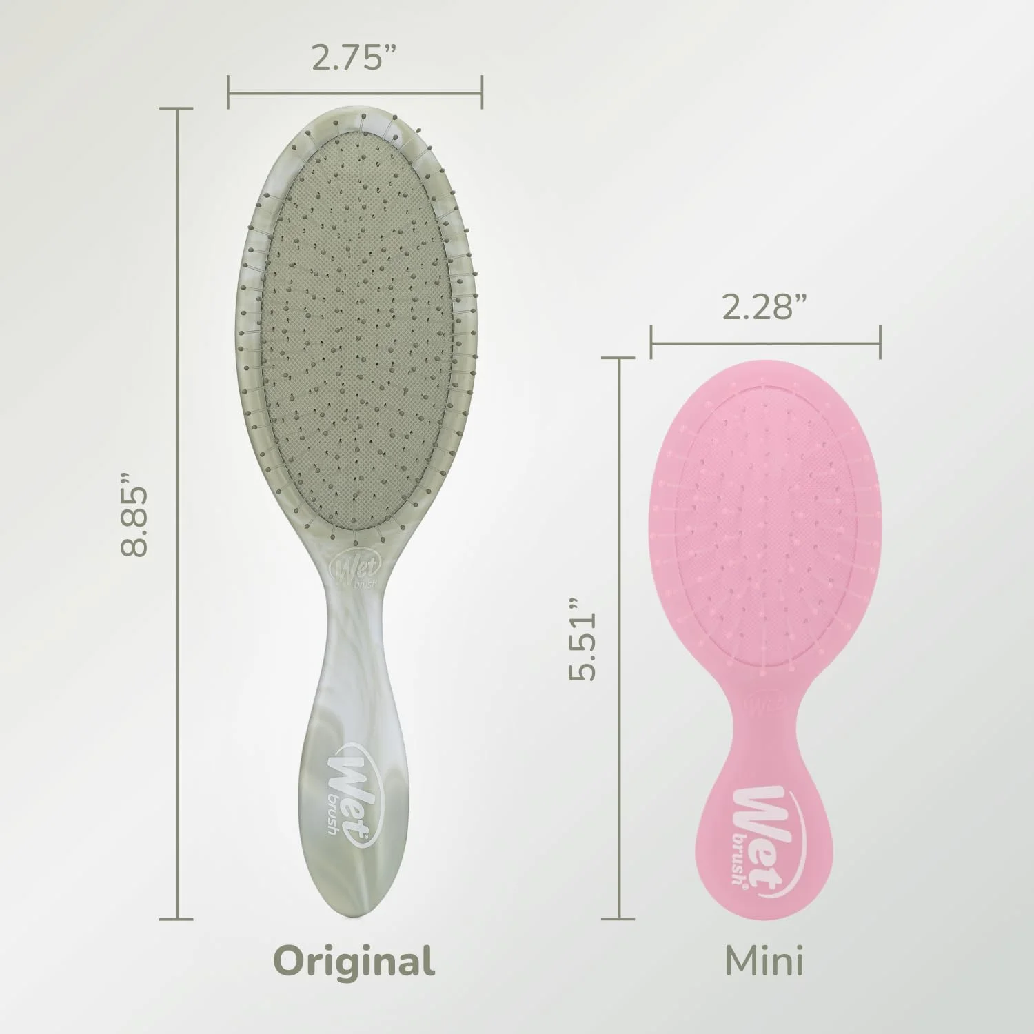 برس مو خیس اورجینال Detangler، سبز (امواج آبرنگی) - موهای فوق العاده نرم IntelliFlex - برس باز کننده گره ها به راحتی از بین گره ها برای انواع مو (خشک و آسیب دیده) - زنان و مردان برس مو خیس اورجینال Detangler، سبز (امواج آبرنگی) - موهای فوق العاده نرم IntelliFlex - برس باز کننده گره ها به راحتی از بین گره ها برای انواع مو (خشک و آسیب دیده) - زنان و مردان