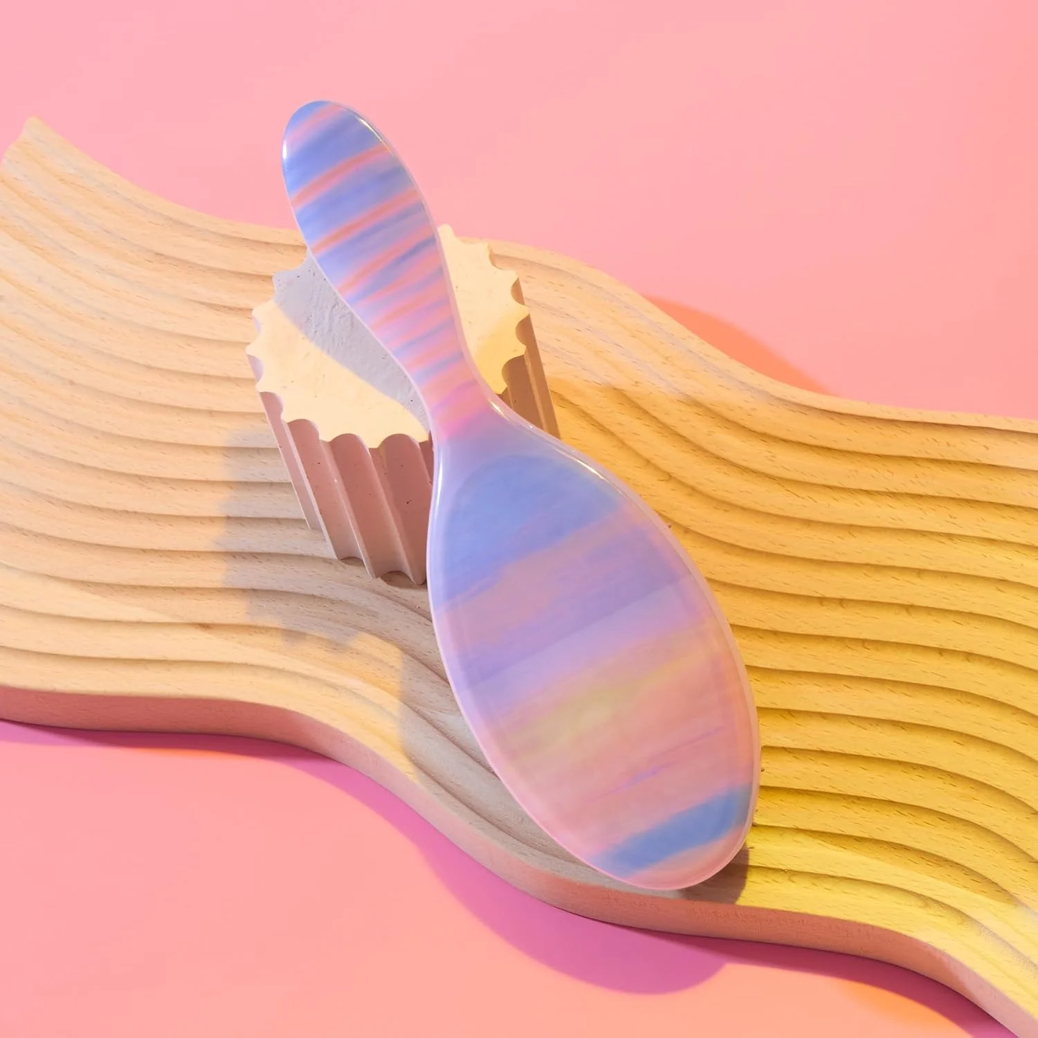 برس مو خیس اورجینال دیتانگلر، بنفش (Desert Afterglow) - موهای فوق العاده نرم IntelliFlex - برس باز کننده گره به راحتی از بین گره ها عبور می کند (موهای خیس خشک و آسیب دیده) - زنان و مردان