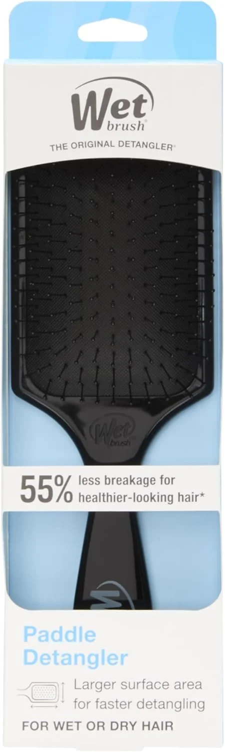 برس مو خیس پدالی باز کننده گره مو مشکی، 1 عدد برس مو خیس پدالی باز کننده گره مو مشکی، 1 عدد