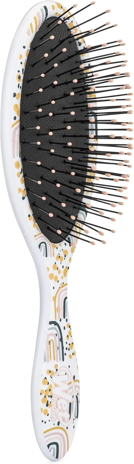 برس موی خیس کودکانه - برس باز کننده گره مو رنگین کمانی با پرزهای فوق العاده نرم Intelliflex که به راحتی از بین گره ها عبور می کند، شانه بدون درد برای انواع مو برس موی خیس کودکانه - برس باز کننده گره مو رنگین کمانی با پرزهای فوق العاده نرم Intelliflex که به راحتی از بین گره ها عبور می کند، شانه بدون درد برای انواع مو