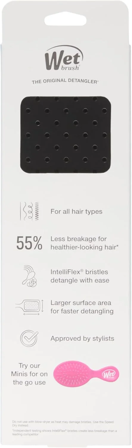 برس مو خیس پدالی باز کننده گره مو مشکی، 1 عدد برس مو خیس پدالی باز کننده گره مو مشکی، 1 عدد