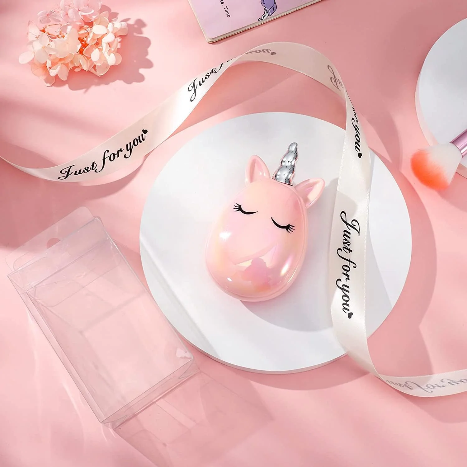 TERRIFI Unicorn Detangle Hairbrush, Kids Cartoon Comb, Tangle Teaser Hair Brush, Women Girls Detangling Brush for Thick, Wavy, Curly or Thin Hair Prevent Knotting Relieve Scalp Itching